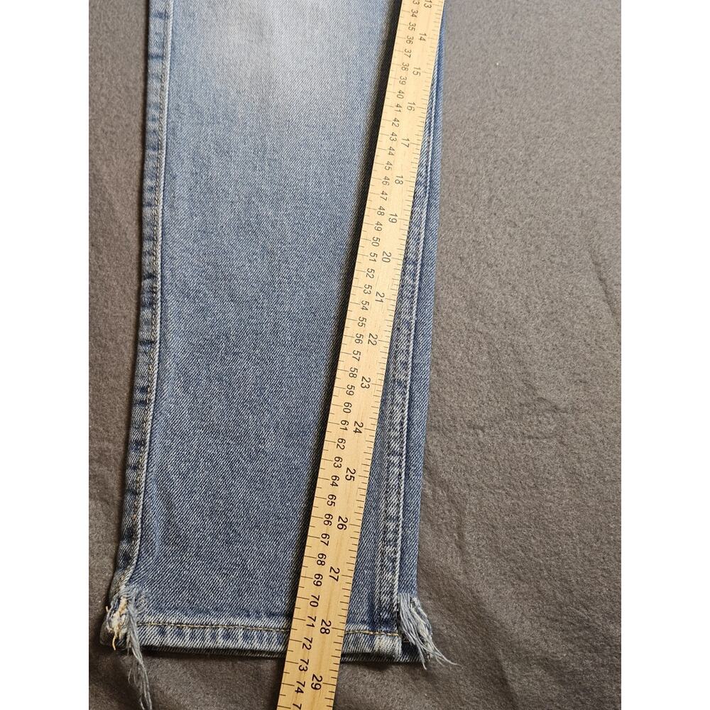 Hollister Jeans Mens 28x30 Blue Denim Dad Epic Flex Straight Medium Wash Stretch - Picture 9 of 13